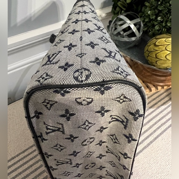 Louis Vuitton DENIM Navy/Grey PM Lucille Mini Lin Bag - Picture 8 of 13